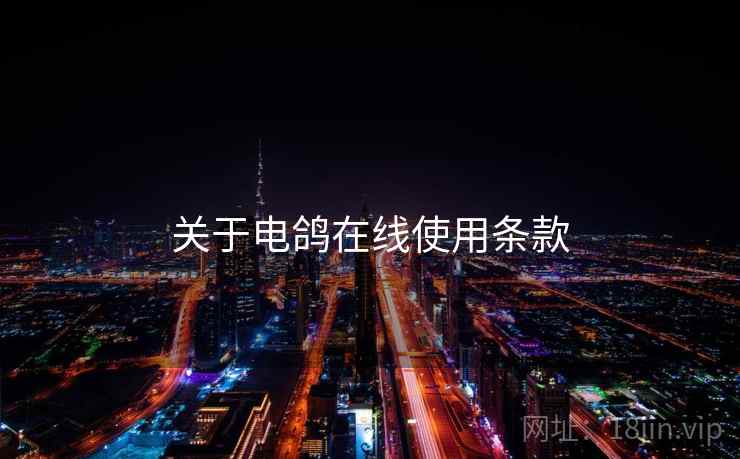 关于电鸽在线使用条款