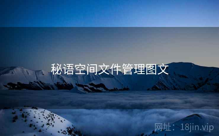 秘语空间文件管理图文