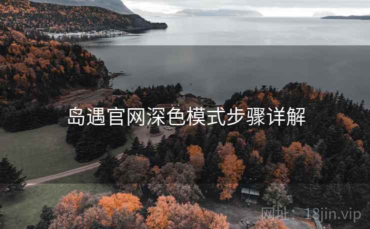 岛遇官网深色模式步骤详解