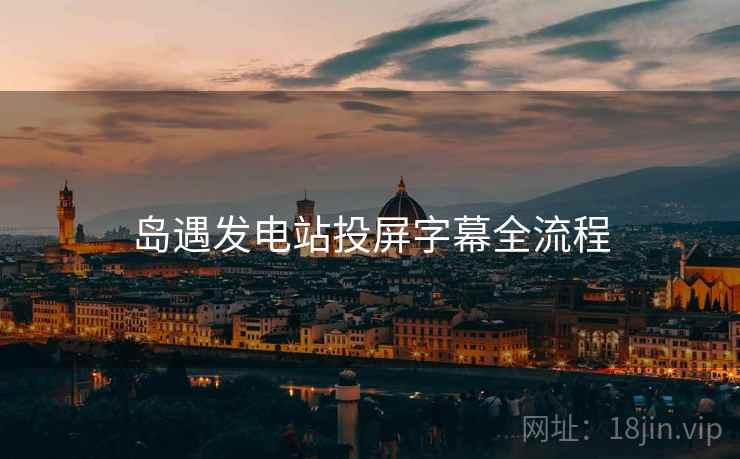 岛遇发电站投屏字幕全流程