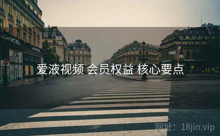爱液视频 会员权益 核心要点
