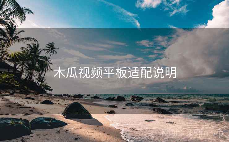 木瓜视频平板适配说明