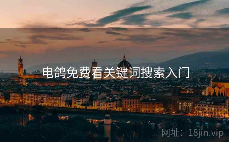 电鸽免费看关键词搜索入门