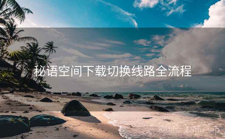 秘语空间下载切换线路全流程